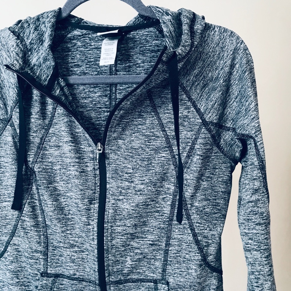 CHAMPION | Black Athletic Zip Up